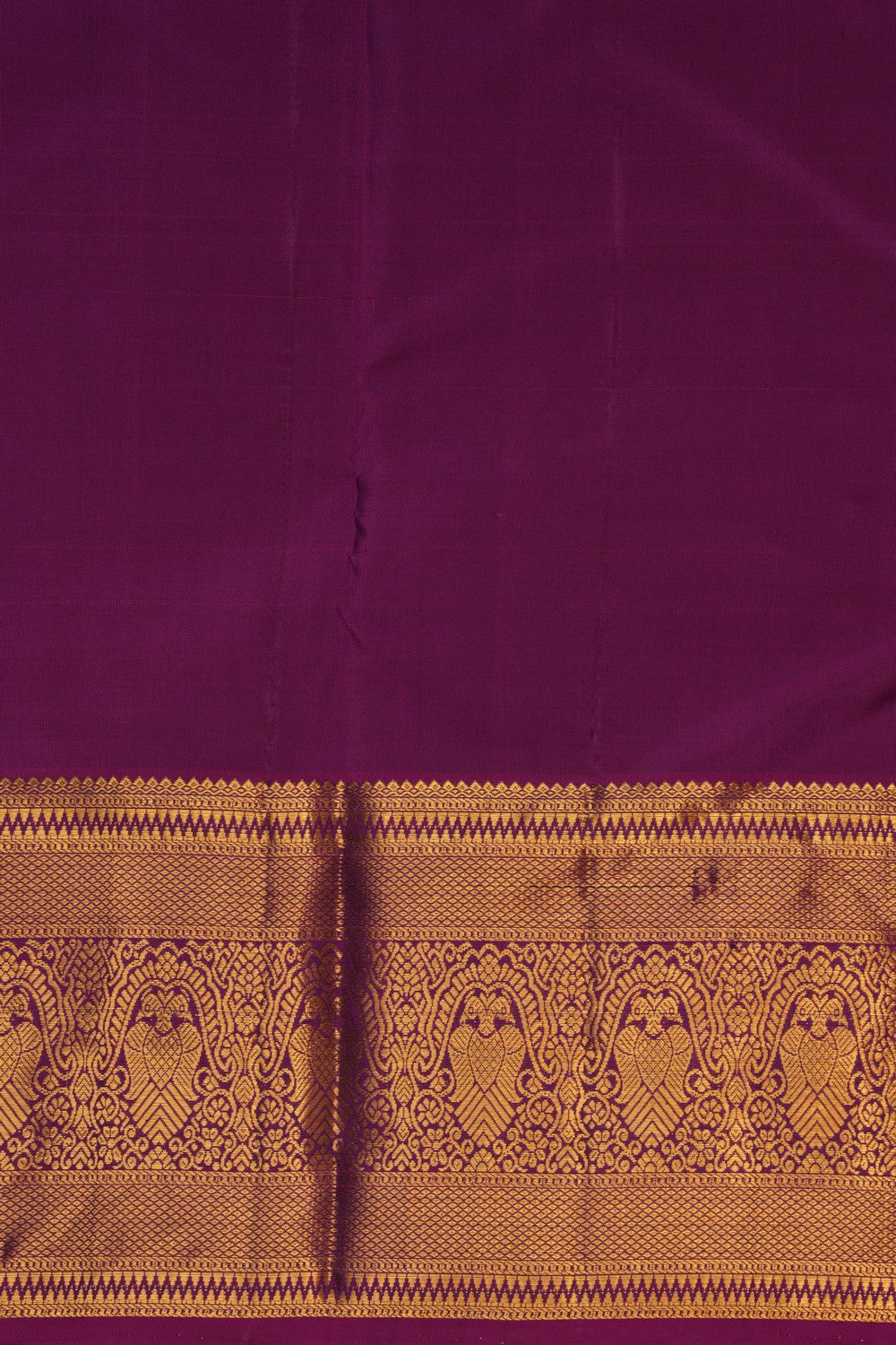 Image of Purple Kattam Kanchi Silk Saree